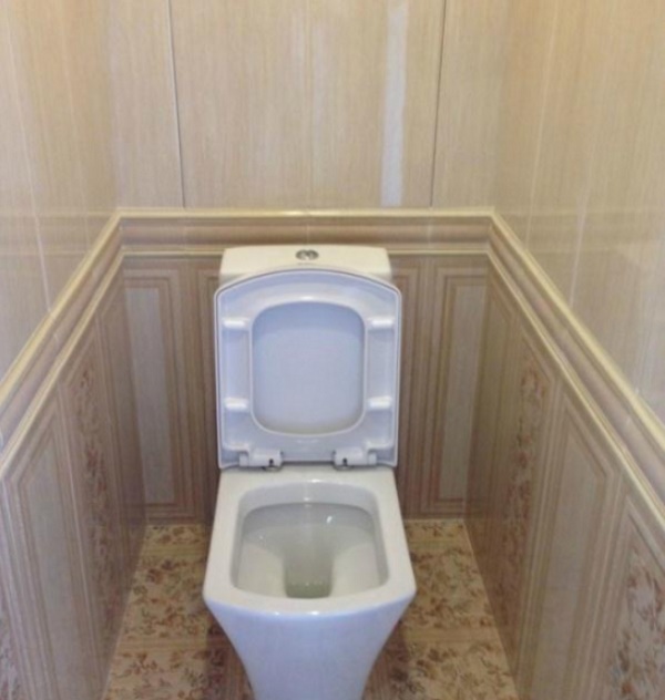 Дизайн маленького туалета