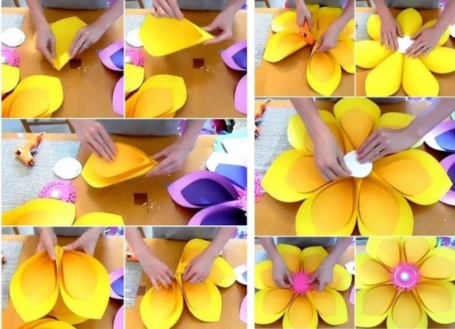 Как делать бумажные цветы